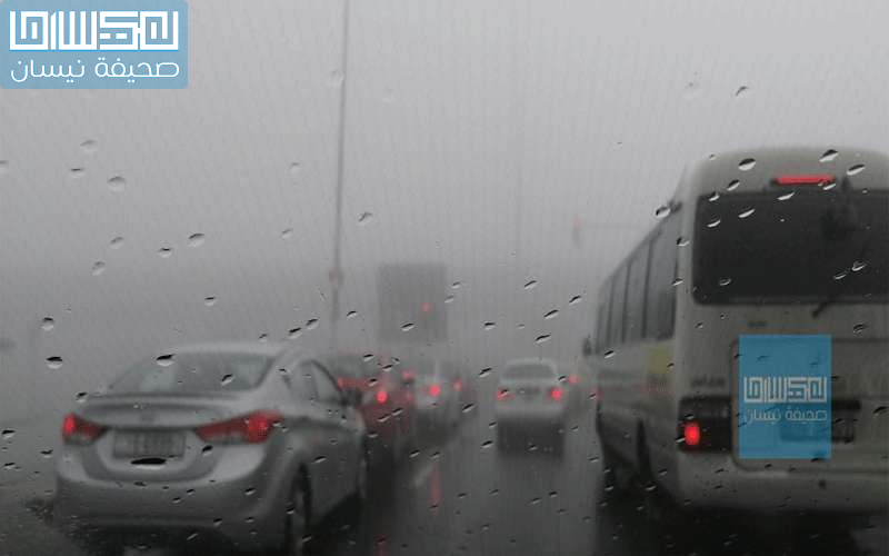 استمرار هطول الأمطار وسط حالة عدم