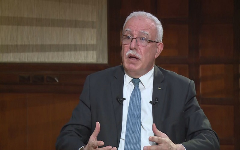 وزير الخارجية الفلسطيني: الملك قضى معظم