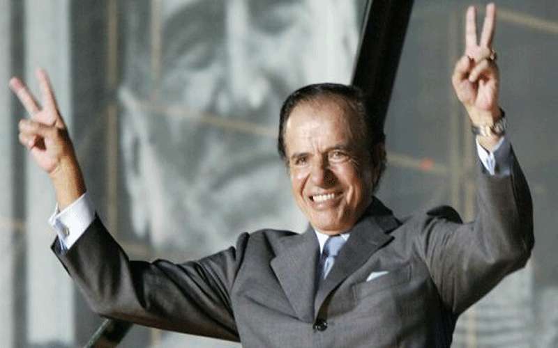 وفاة الرئيس الأرجنتيني السابق كارلوس منعم