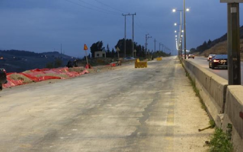 فتح طريق جرش صباح الثلاثاء والغاء