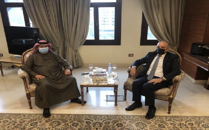 العضايلة ونظيره القطري يؤكدان التنسيق الثنائي