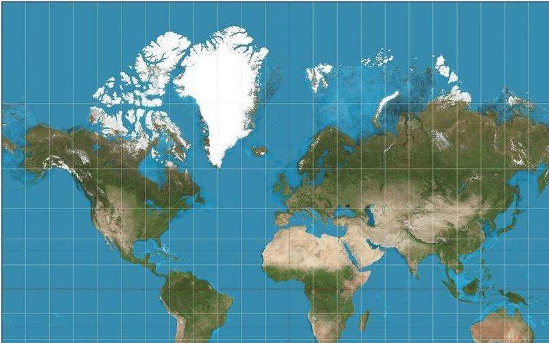 خبراء ينشرون صورة الخريطة الصحيحة للأرض