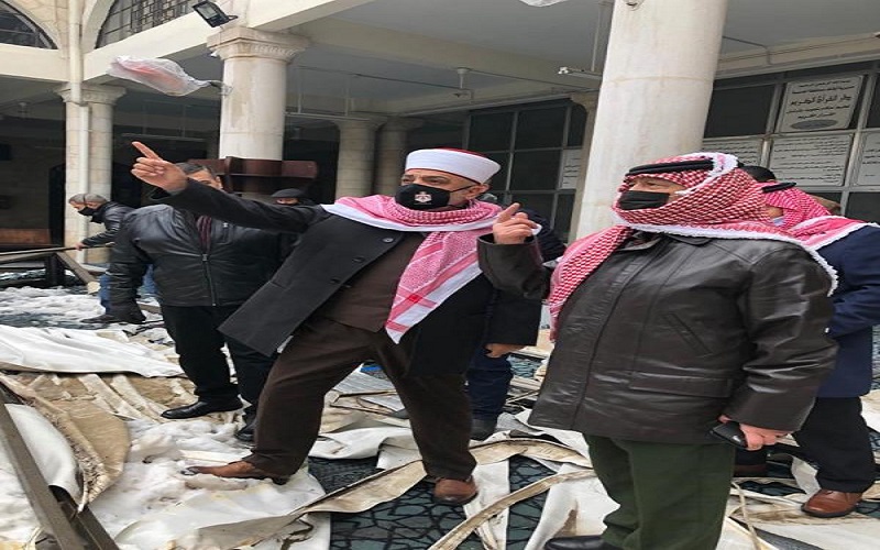 إنشاء قبة سماوية زجاجية جديدة للمسجد