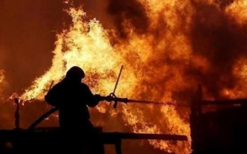 حريق يلتهم مدينة الطب ببغداد