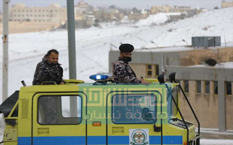 مديرية الأمن العام تعلن حالة الطرق