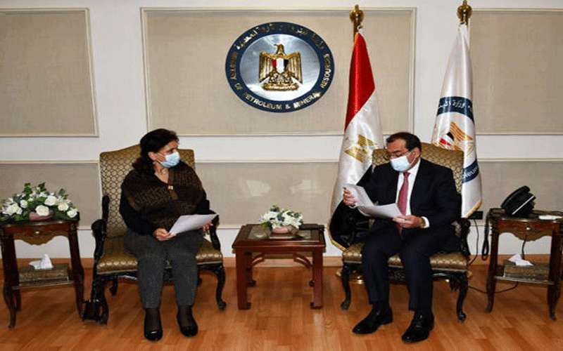 بحث الربط الكهربائي بين الأردن ومصر