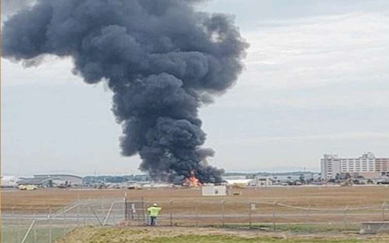 تحطم طائرة عسكرية أميركية