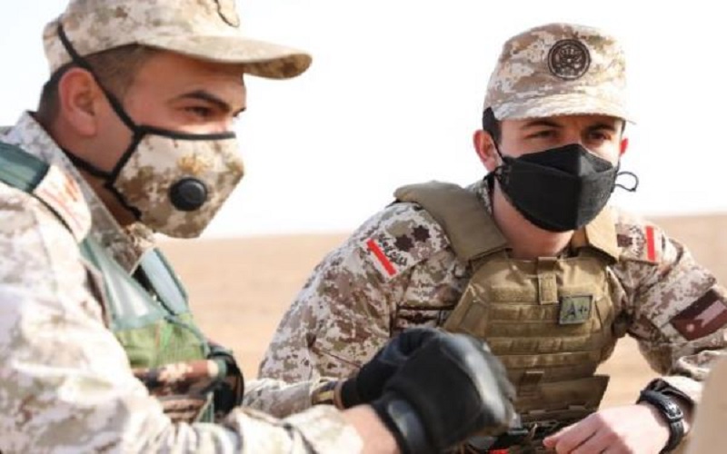 ولي العهد يشارك بتمرين تعبوي نفذته