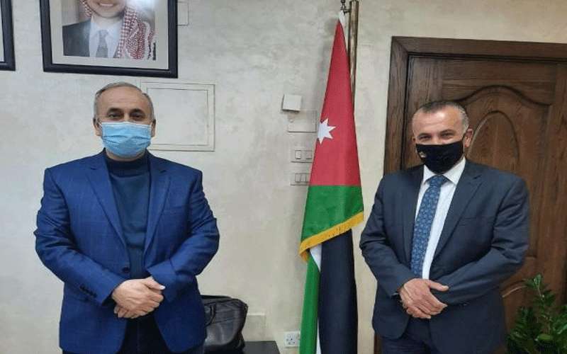 ابو علي يستقبل مدير المرصد الاعلامي