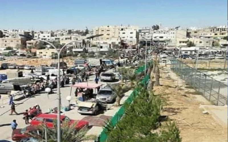 متصرف الجيزة يغلق سوق الاحد الشعبي