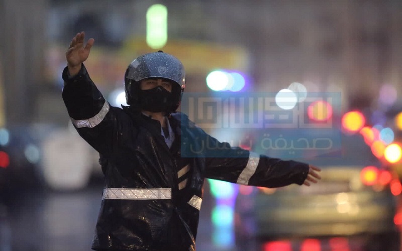 الامن يحذر من المنخفض الجوي المتوقع