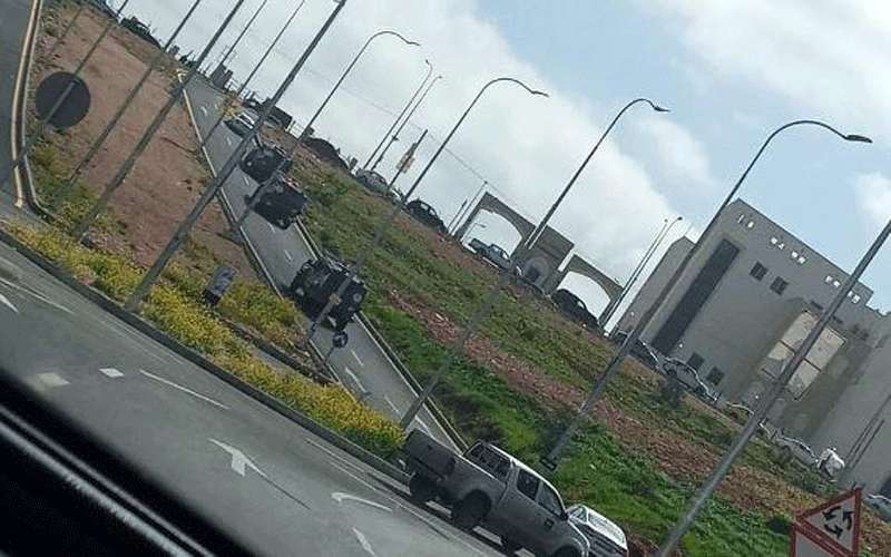 الأمن يطوق مستشفى السلط