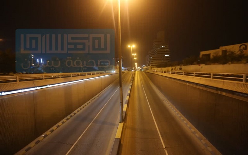 حظر التجول الشامل لمدة 35 ساعة