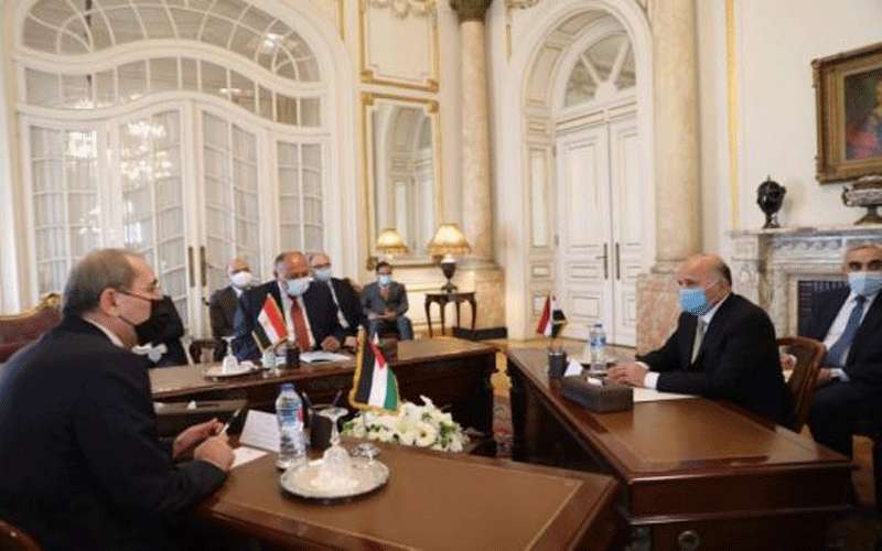 اجتماع لوزراء خارجية الأردن والعراق ومصر