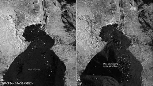 صور من الفضاء توضح حجم أزمة