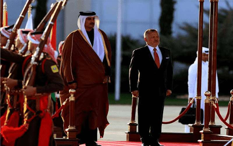 أمير قطر يوجه كلمة للأردن