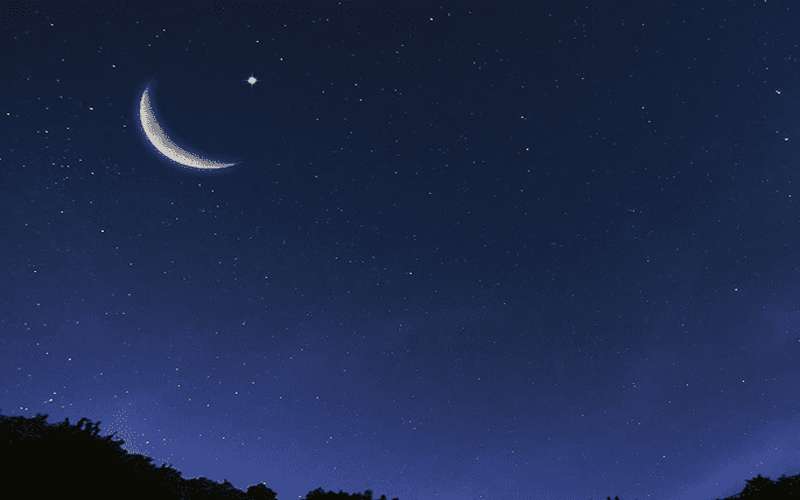 فلكيا: غرة رمضان الثلاثاء 13 نيسان