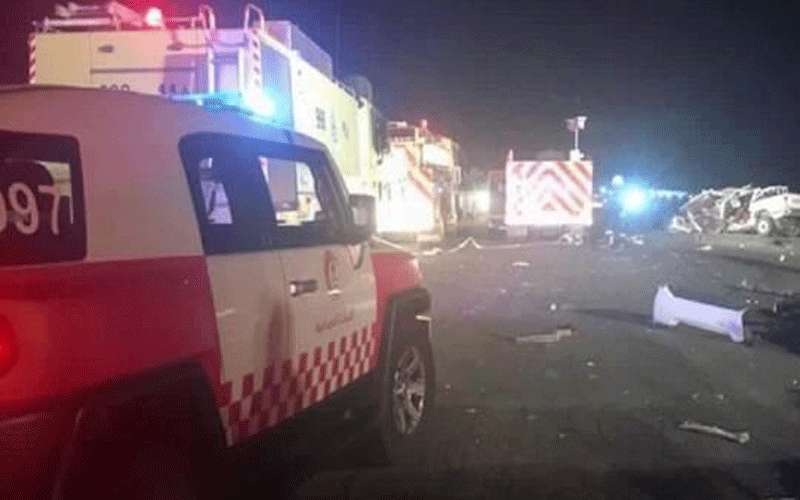 مقتل 7 أشخاص بحادث سير وسط