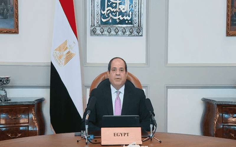 السيسي يوجه رسالة للملك والأردنيين
