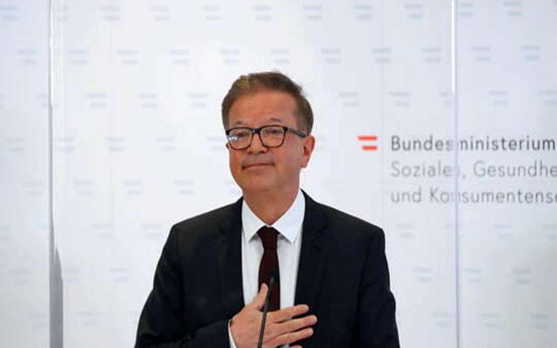 استقالة وزير الصحة النمساوي بسبب الإرهاق