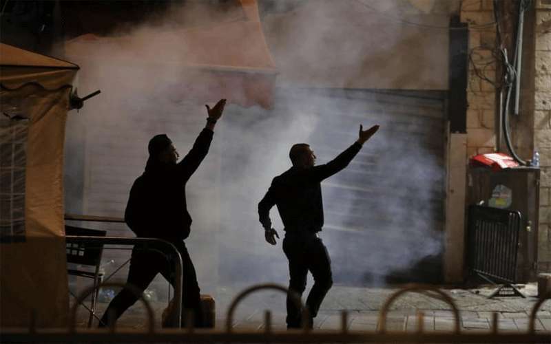 إصابة 20 فلسطينيا في مواجهات مع