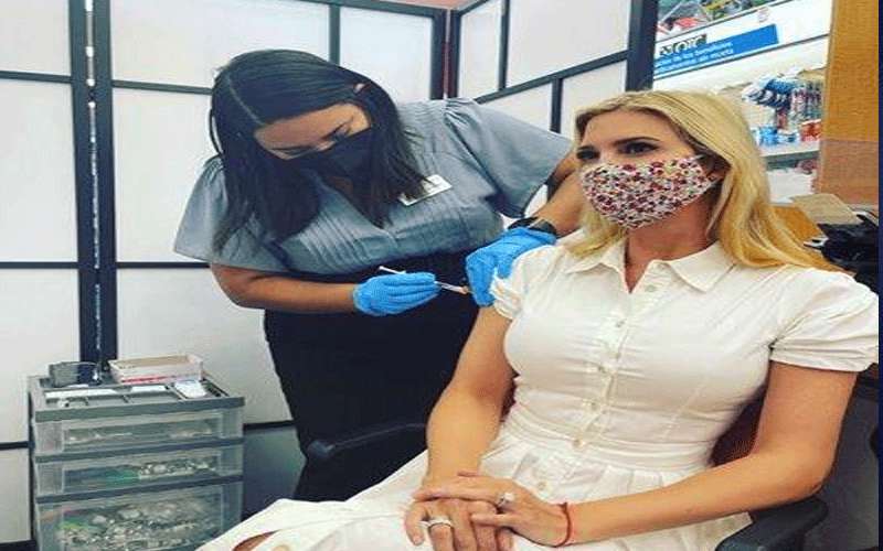 إيفانكا تتلقى الجرعة الثانية