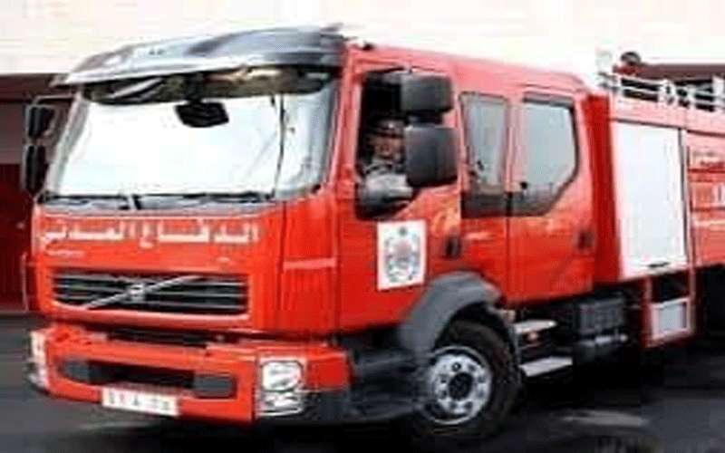 شواء يستنفر فريق إطفاء الكرك