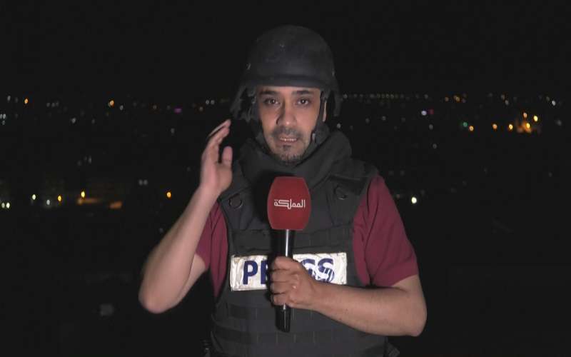 إخلاء برج يقع فيه مكتب قناة