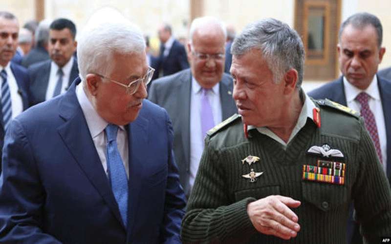 الملك وعباس يبحثان التطورات في القدس