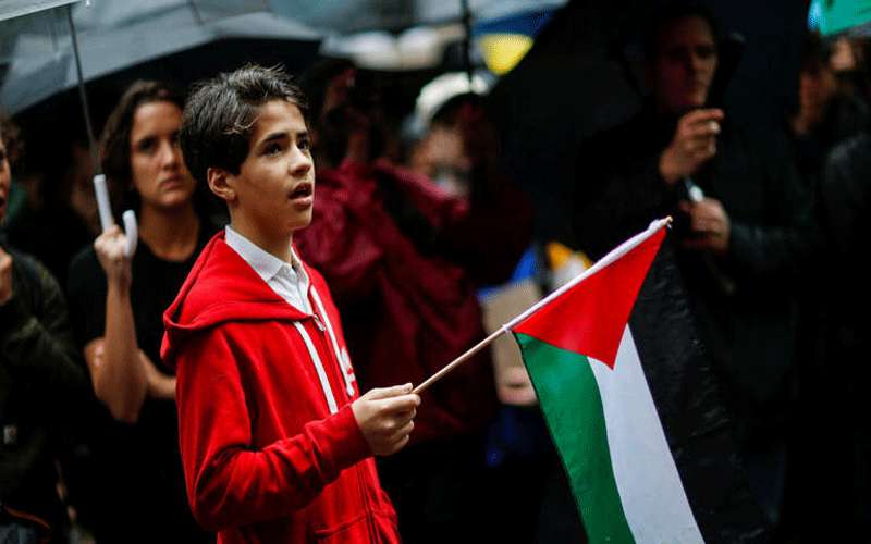 مظاهرات حاشدة باميركا تضامنا مع فلسطين