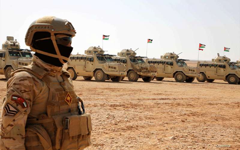 الجيش الأردني يشارك بتمرين في لبنان