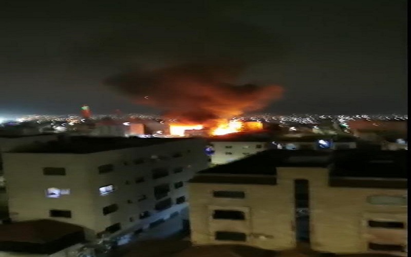 حريق كبير في ابو علندا