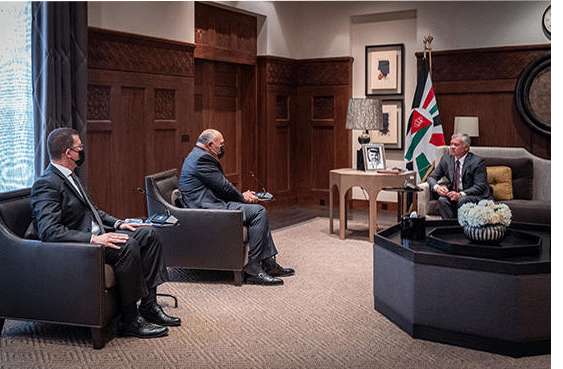 رسالة من السيسي للملك