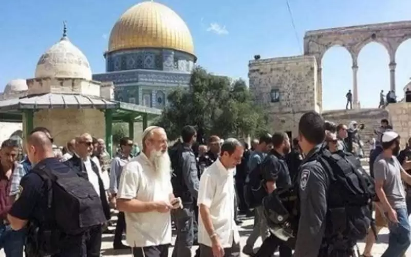 مستوطنون متطرفون يقتحمون الاقصى