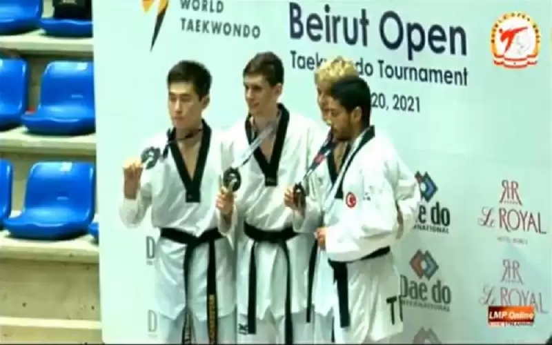 الأردن يحصد 5 ميداليات ببطولة بيروت
