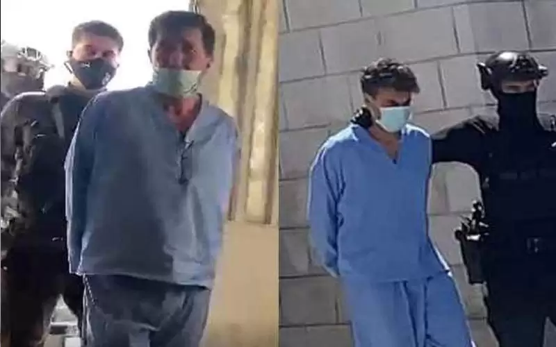 عوض الله والشريف حسن يصلان المحكمة