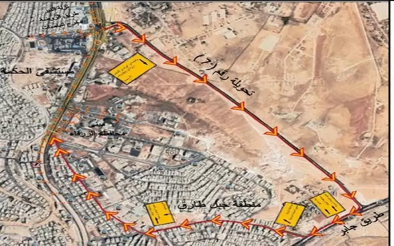 تحويلات مرورية في الزرقاء الجمعة