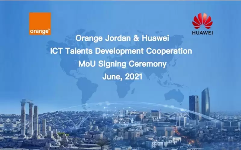 أورنج الأردن وهواوي توقعان مذكرة تفاهم