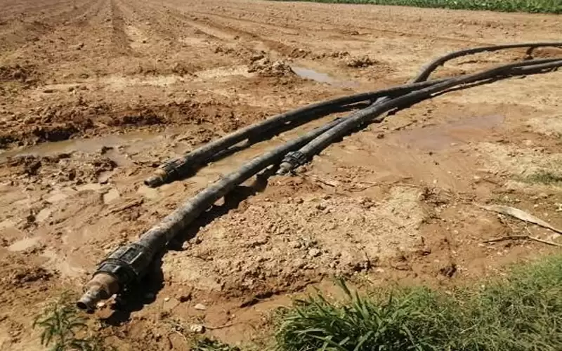 ضبط اعتداءات على خط ناقل مياه