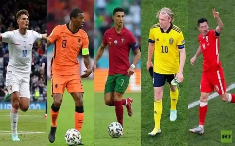 ترتيب أفضل هدافي يورو 2020 بعد