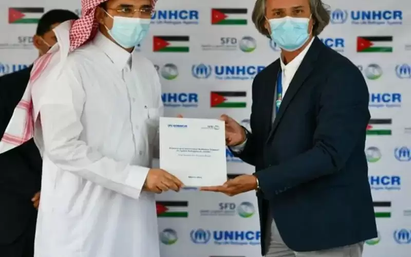 مشروع سعودي لمخيم الأزرق بـ 9.2