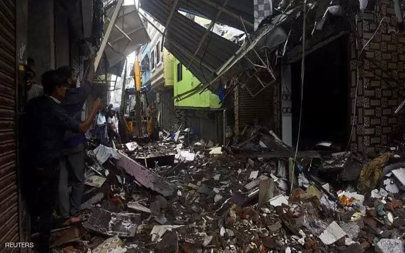 125 قتيلا جراء الفيضانات بالهند