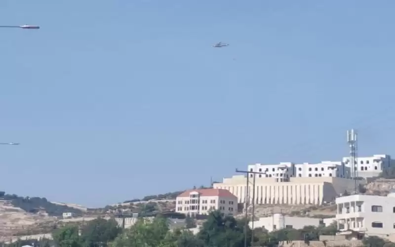 حريق كبير في إربد .. وطائرتان