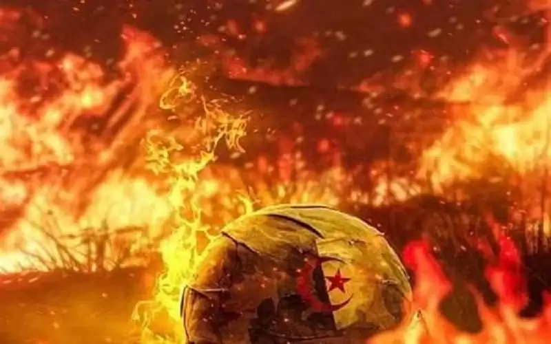 بيان رسمي بواقعة حرق مواطن بالجزائر