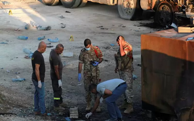 الجيش اللبناني يصدر بيانا بشأن انفجار