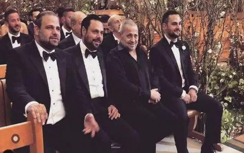 جورج وسوف يحتفل بزفاف نجله (صور)