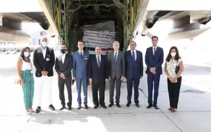 لبنان يتسلم 19 طنا من المساعدات