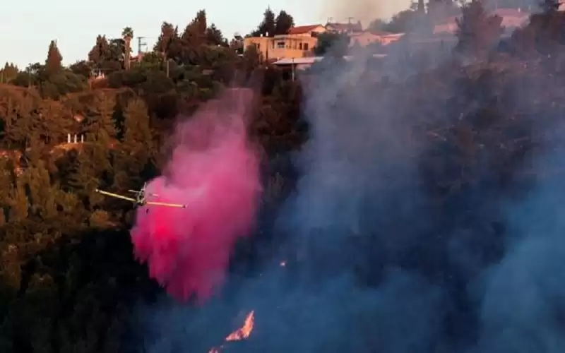 اندلاع ثلاثة حرائق في مناطق الاحتلال