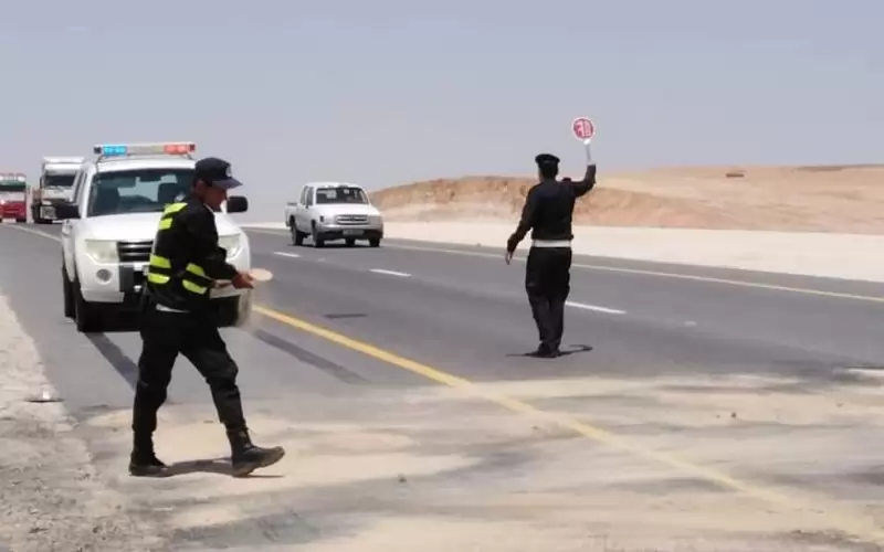 ضبط سائق قاد مركبته بسرعة كبيرة