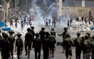 إصابة عشرات الفلسطينيين خلال مواجهات مع